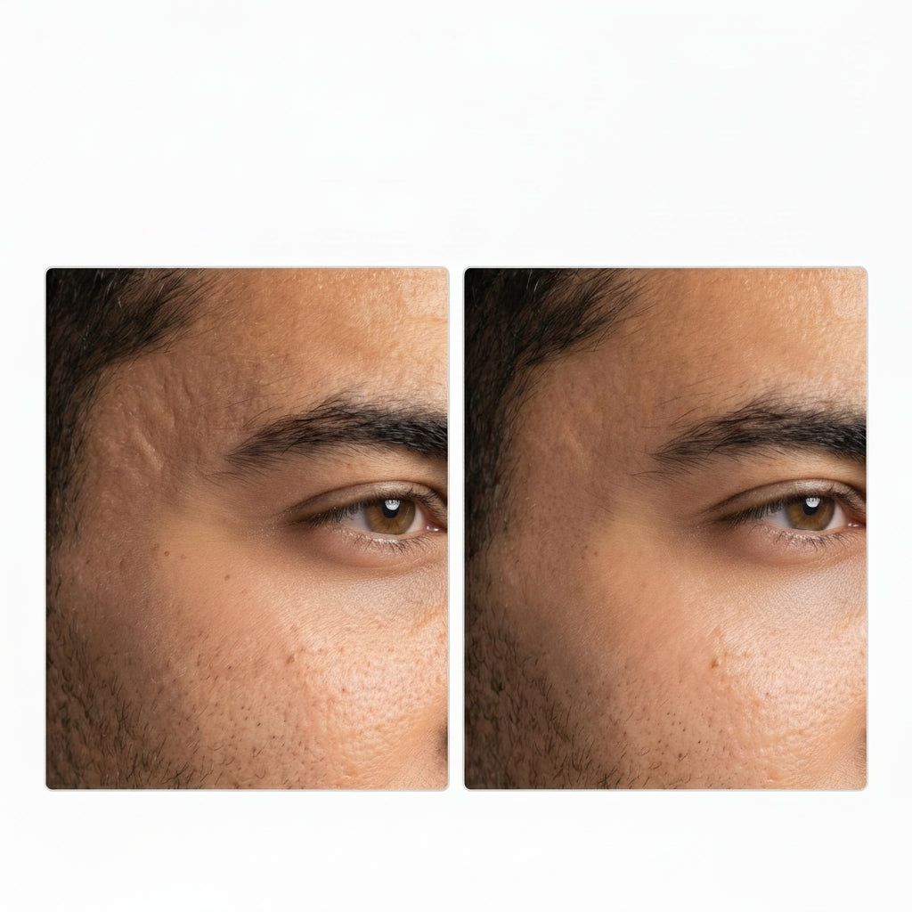 Anti-Age Day Cream - Before After Transformation | OLIRS Men's Skincare