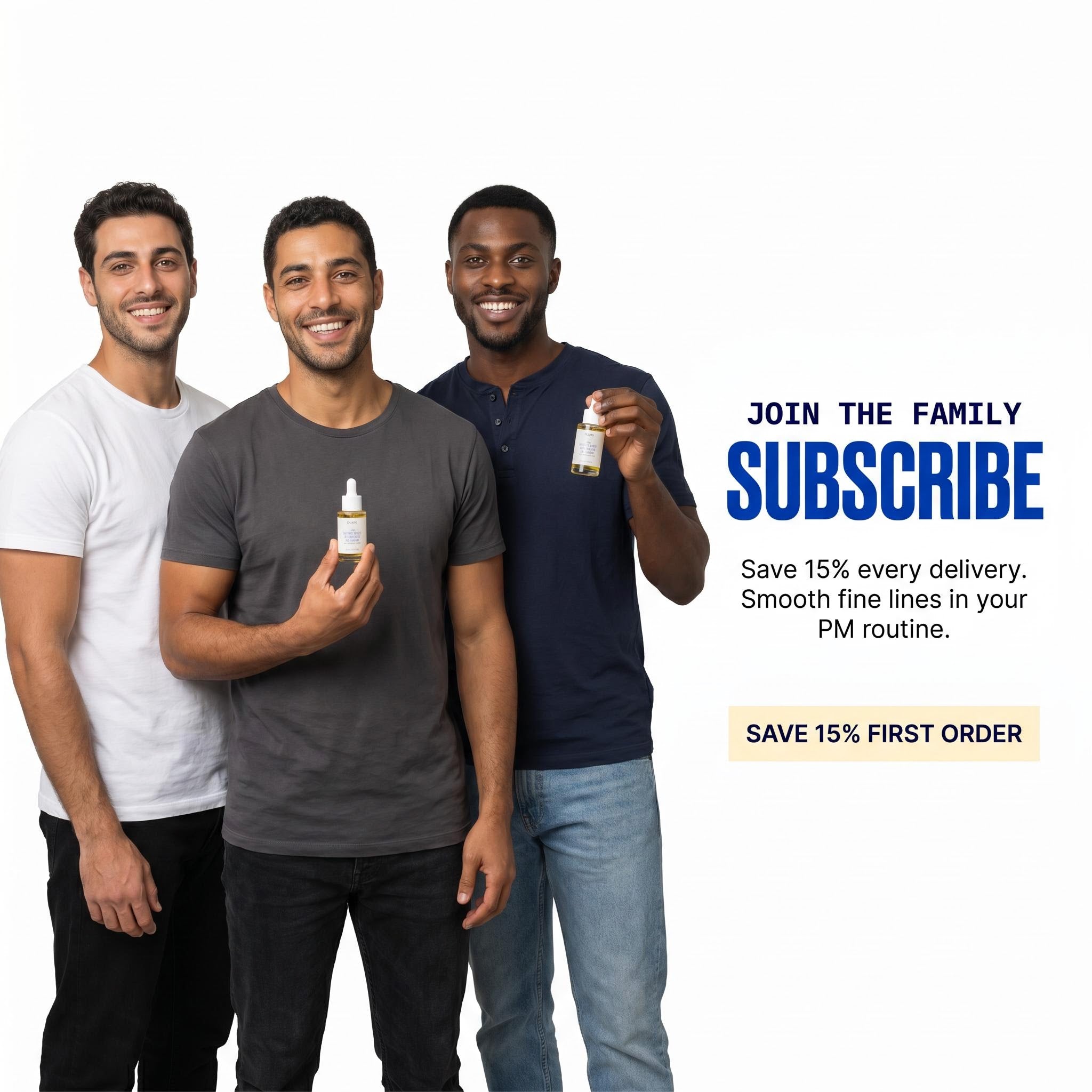 Natural Retinol Oil Serum - Subscribe Family Group | OLIRS Men's Skincare