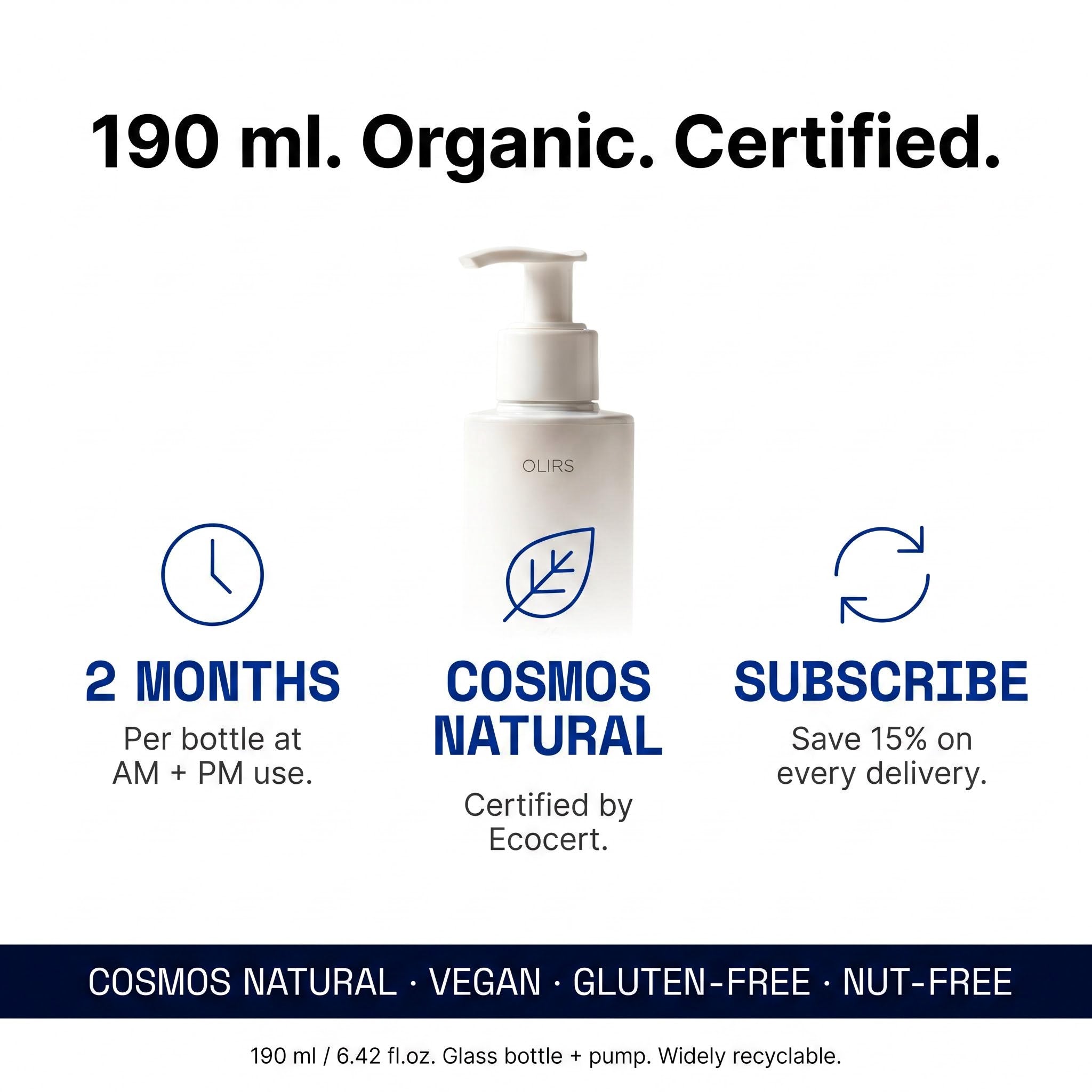 Gentle Cleansing Milk - Value Badge | OLIRS Men's Skincare